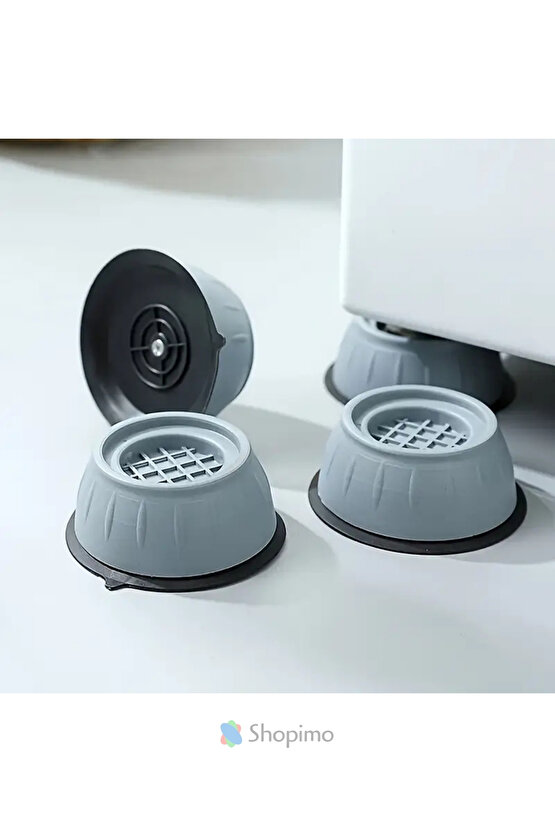 Çamaşır Makinesi Kayma Ve Titreşim Engelleyici - Gürültü Emici Aparatlar 4 Lü Set