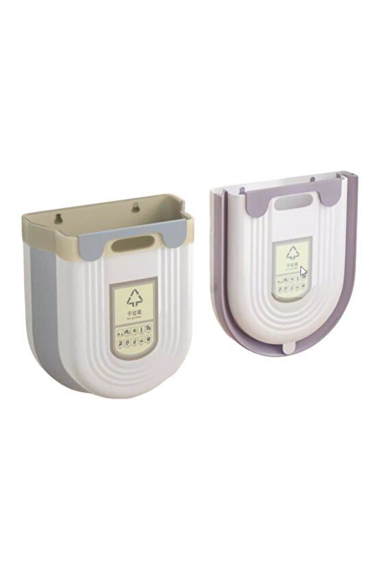 KATLANABİLİR KÖRÜKLÜ MUTFAK ÇÖP KOVASI (5162)