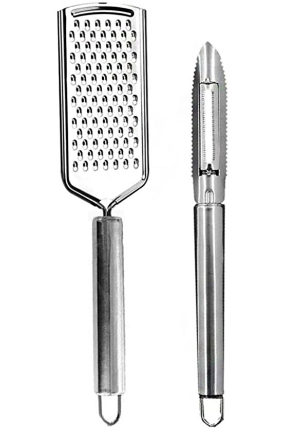 Yeni Rende Ve Soyacak Seti Paslanmaz | Metal Rende Soyacak Set Model 440583