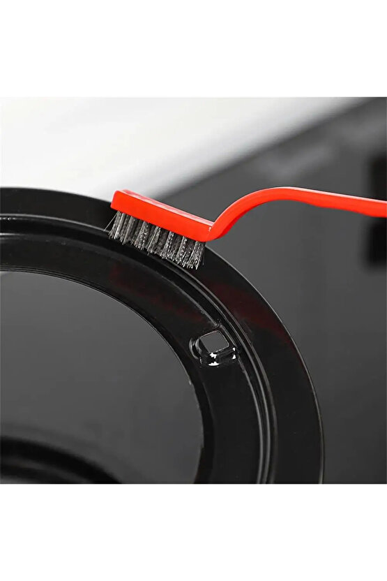 Çok Amaçlı Bakır Demir Ve Sert Plastik 3lü Set Fırça Detaylı Fırın, Ocak Soba, Derz Temizlik Seti