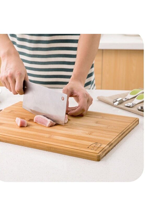 Antibakteriyel Kesme Doğrama Sunum Tahtası 2’li Set