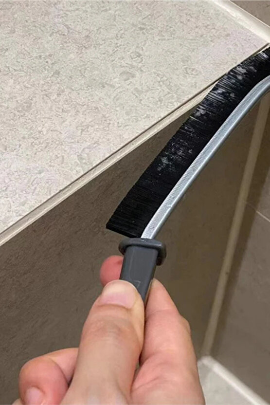 2 Adet Çok Amaçlı Ince Temizlik Fırçası Derz Araları, Banyo, Mutfak, Lavabo Detay Temizleme Fırçası