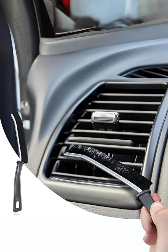 2 Adet Çok Amaçlı Ince Temizlik Fırçası Derz Araları, Banyo, Mutfak, Lavabo Detay Temizleme Fırçası