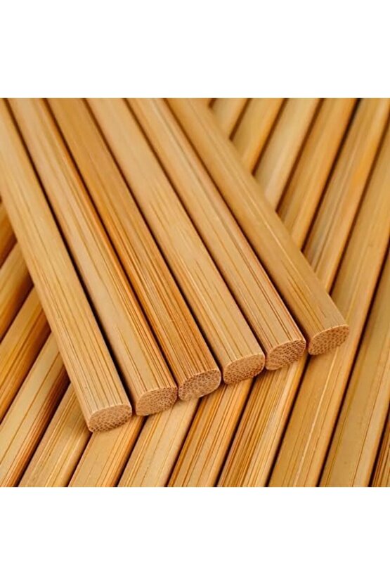 gkcreative 10 Çift Premium Bambu Chopstick Çin Yemek Çubuğu strbuyx 1073147