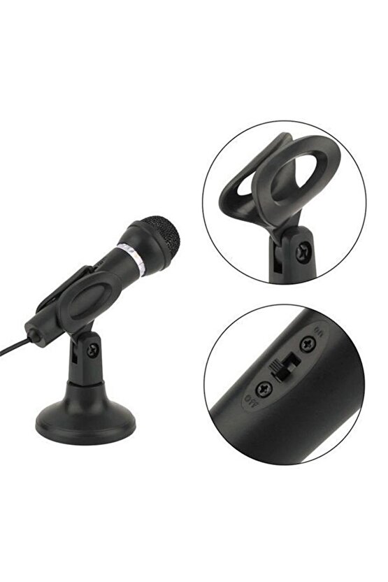 3.5 Mm Jaklı Bilgisayar Mikrofonu