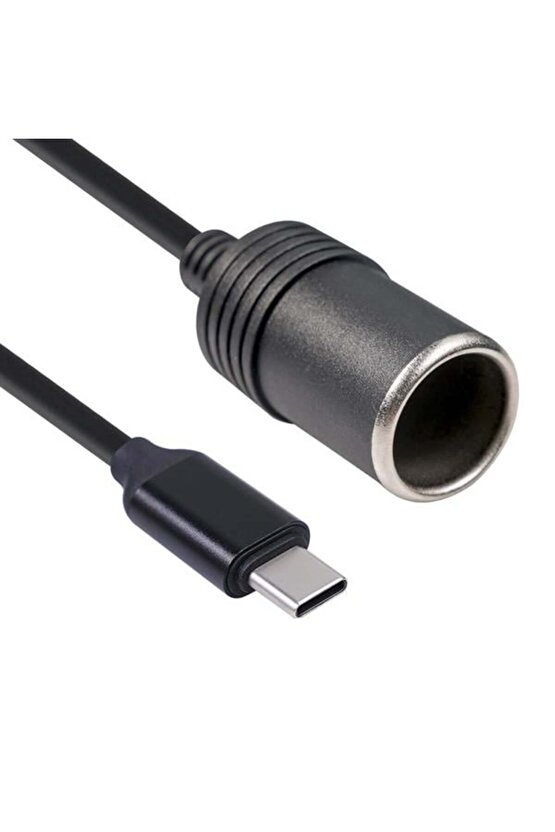Powermaster Pm-24759 Type-c 5 Volt To 12 Volt Çakmak Fiş Çeviriciuyumlu