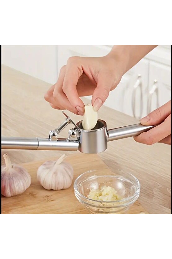 Paslanmaz Çelik Sarımsak Ezici