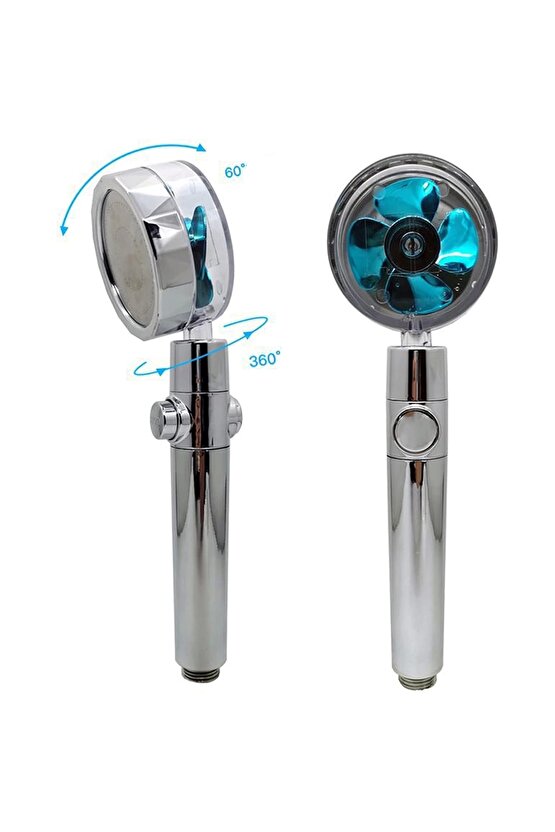 360 DERECE DÖNEBİLEN PERVANELİ TURBO TAZYİKLİ DUŞ BAŞLIĞI (4887)