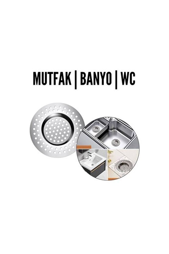 Myglobal Nocta Lavabo Süzgeci 7cm Çelik