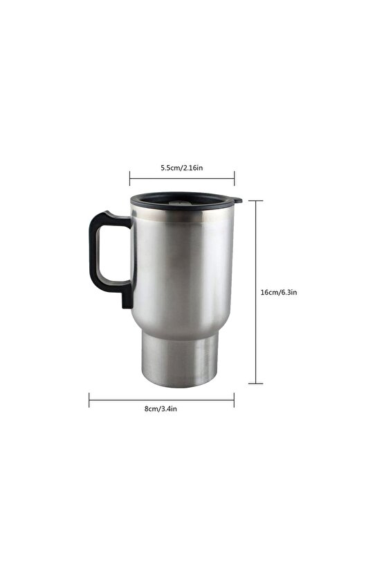 ShopZum PM-140Z PASLANMAZ ÇELİK 12 VOLT ARAÇ TERMOS (KLC A-103)