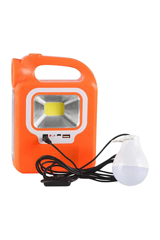 Balıkçı Feneri Ampullu 3 Ayrı Işıklı 2400 mAh Ip44 100 Lm