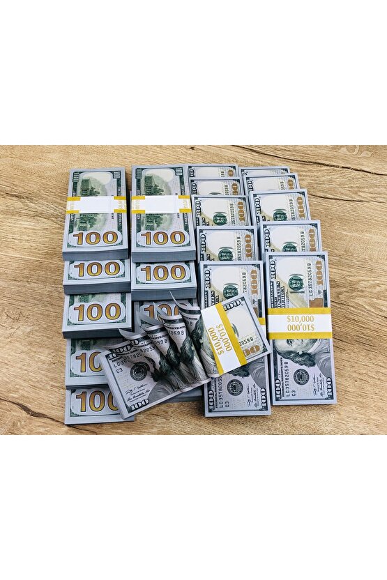Gerçekci 1. Kalite Gramajlı 20000 Dolar 2 Deste Kına Parası