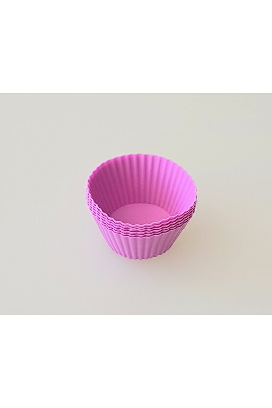 Barones Silikon Kek Kalıbı 6 Lı Lila