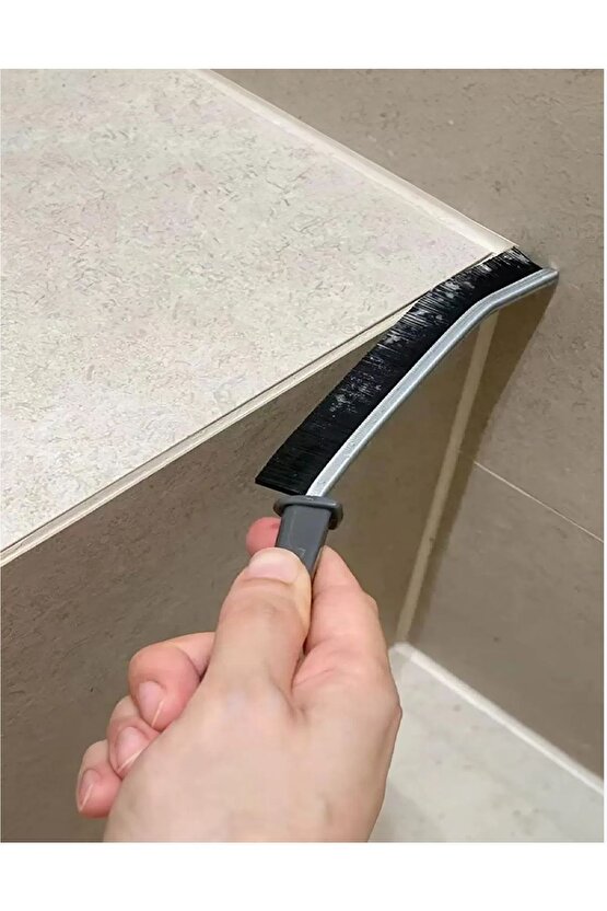 2 ADET Çok Amaçlı Multi İnce Temizlik Fırçası Derz Arası Banyo Mutfak Lavabo Detay Temizleme Fırçası