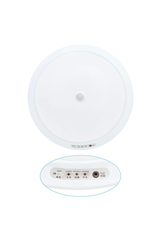 WİNTA- 95MM BEYAZ 24 LEDLİ SENSÖRLÜ ŞARJLI TAVAN LAMBASI (K95)