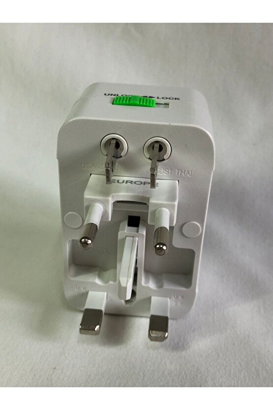 Dünya Çapında Seyahatler İçin Universal Fiş Dönüştürücü Adaptör