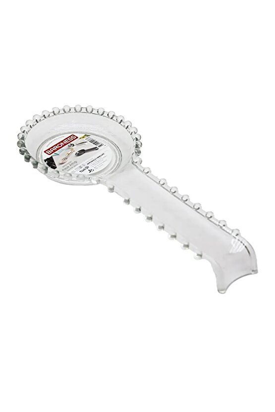 Kristal Boncuklu Lüks Plastik Kirli Kaşıklık Altlığı Kepçe Ve Kaşık Altı Kaşık Nihalesi 28CM