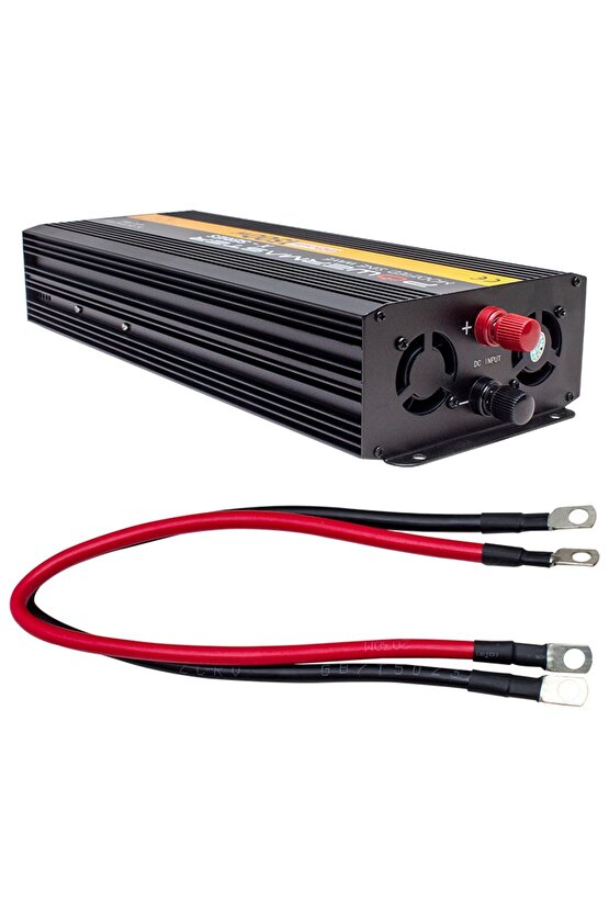 Dijital Ekran 12 Volt 1500 Watt İnvertör Modifiye Sinüs Wave inverter AXE-1500