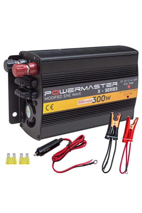 Pwr300-24 24-220 Volt 300 Watt Inverter Invertör Çevirici