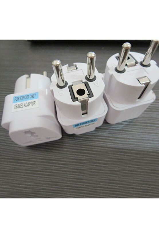 3 Adet Kare Tipi ingiliz Amerikan Tipi Priz Dönüştürücü AXE-512T001