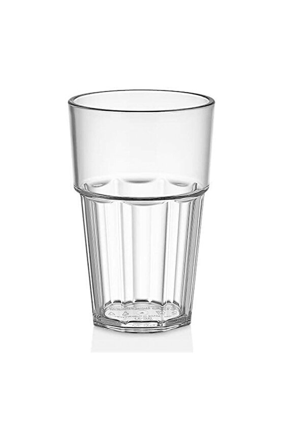 24 Adet Kazablanka Modeli Şeffaf Cam Meyve Suyu Meşrubat Su Bardağı