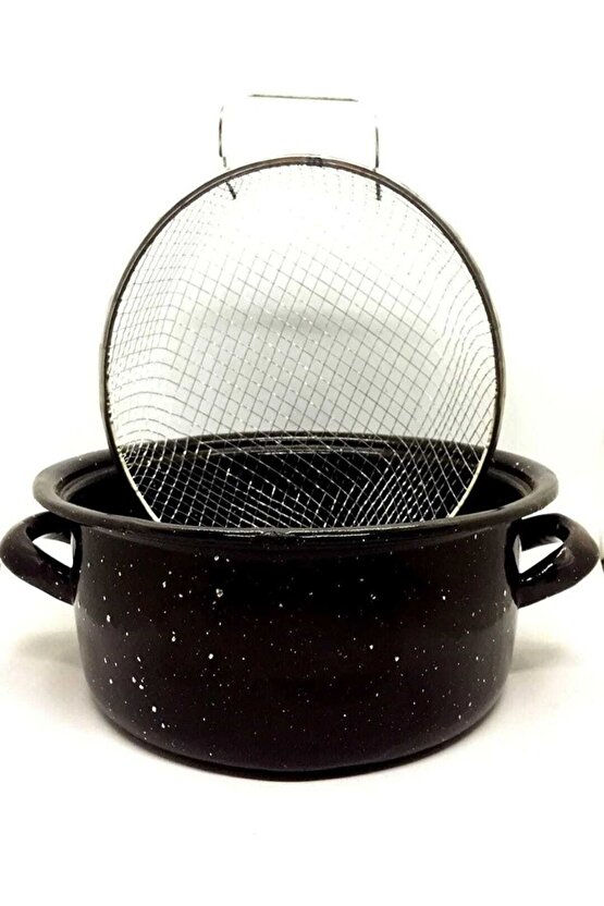 Emaye Kızartma Tenceresi