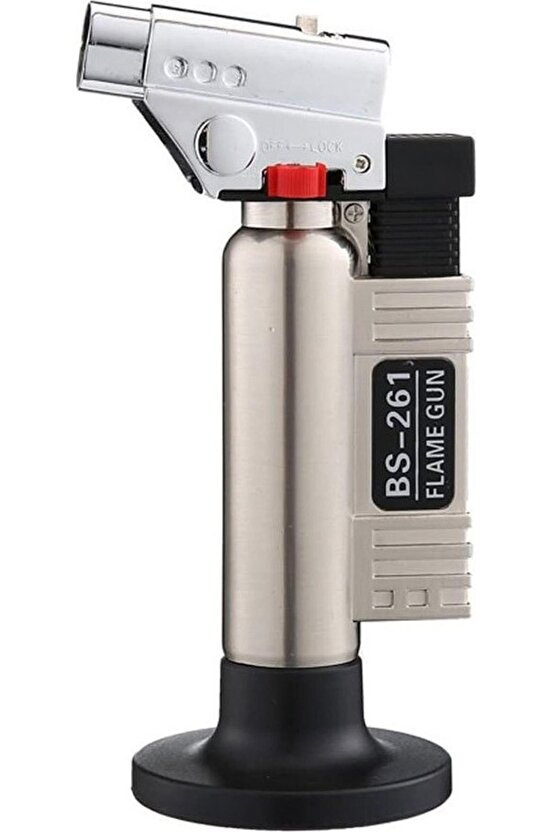 Axe Tools Metal Jet Pürmüz Çakmak Mavi Güçlü Alev