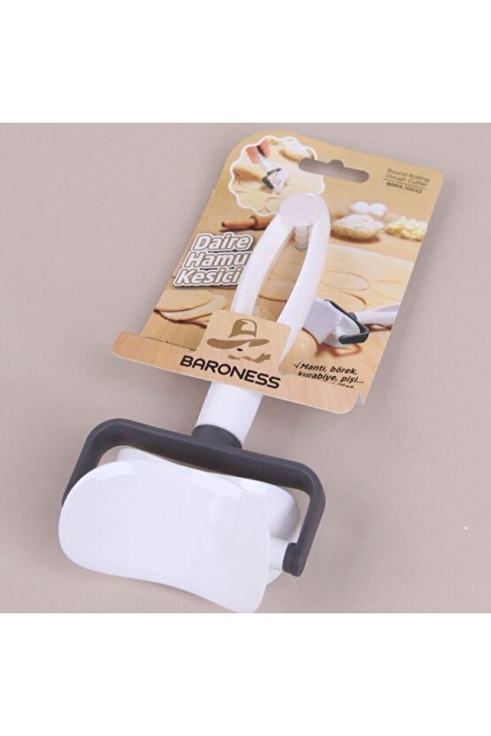 Daire Şekilli Hamur Kesici Rulet Kurabiye Bisküvi Kesme Aparatı