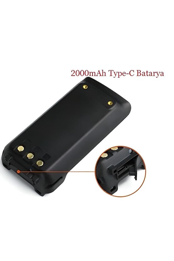 Th-uv88 Dual Band El Telsizi 2000 Mah Type-c Batarya- Türkçe Menü