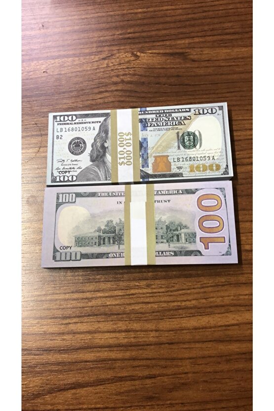 100 Dolar Şaka Düğün Parası 1 Deste