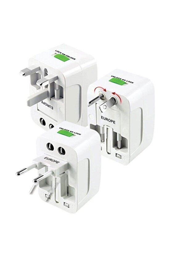 Universal Yurtdışı Seyahat Priz Fiş Çevirici Dönüştürücü Pm 2886