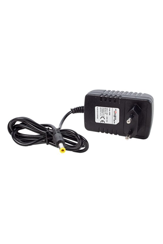Hero Hl-2202 12 Volt - 2 Amper Plastik Kasa Priz Tipi Adaptör 5.5*2.5 Uç * Mini Cihaz Adaptörü