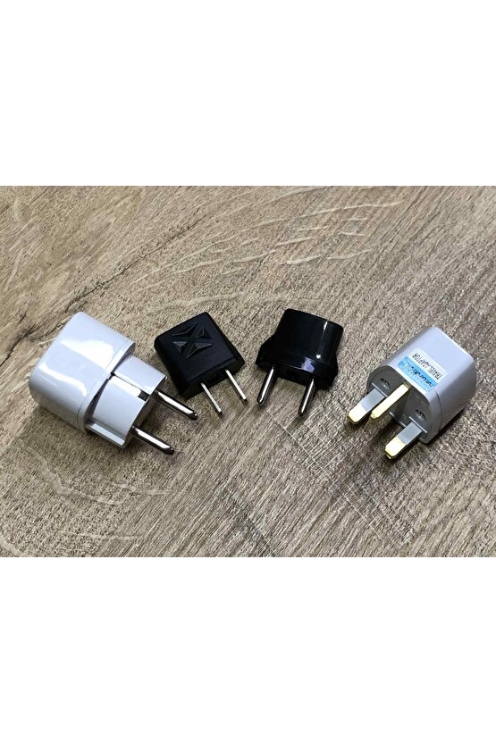 Uluslararası Seyahatler Için Elektrik Priz Dönüştürücü Pratik Set