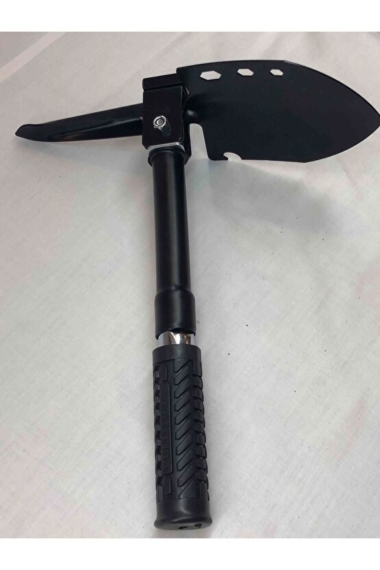 Katlanabilir Kürek Çekiç Çapa Seti Özel Siyah Çantasında