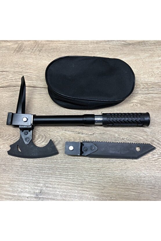 Çok Fonksiyonlu Katlanabilen Kaliteli Paslanmaz Çelik Bıçak Testere Çapa Balta Çekiç Seti