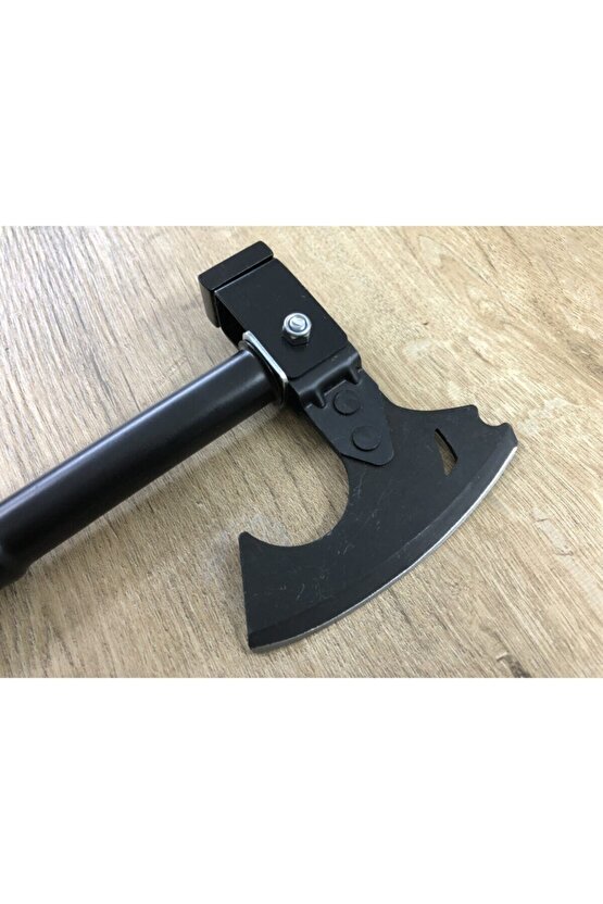 Bahçe Için Nacak Tipi Paslanmaz Çlik Balta Çekiç Seti Kaydırmaz Sap Yeşil Çantalı