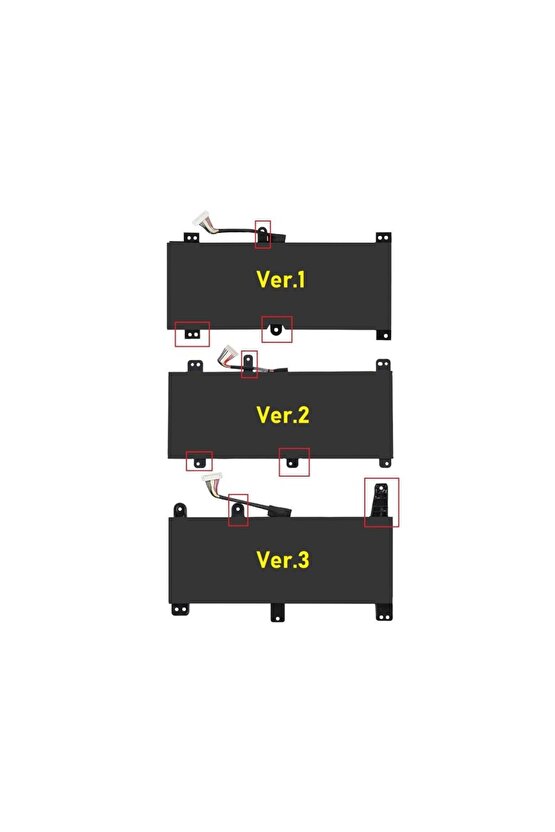Asus C41N1731 Notebook Bataryası, Laptop Pili  RASL-184