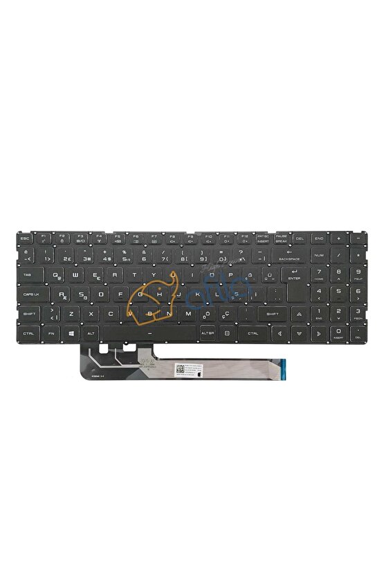 TFM17H36TQ98526 Notebook Klavyesi, Laptop Tuş Takımı (Siyah TR) - Non-Backlit  KL1072