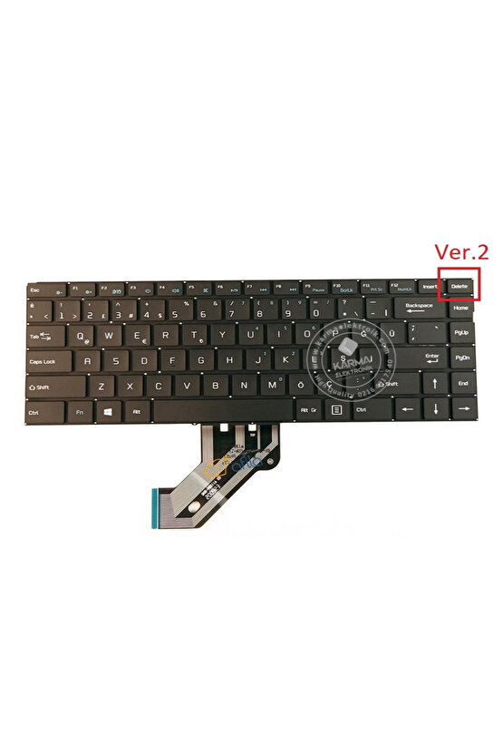 Casper Nirvana C350.5005-4100X Notebook Klavye - Tuş Takımı  Siyah - TR - Ver.2