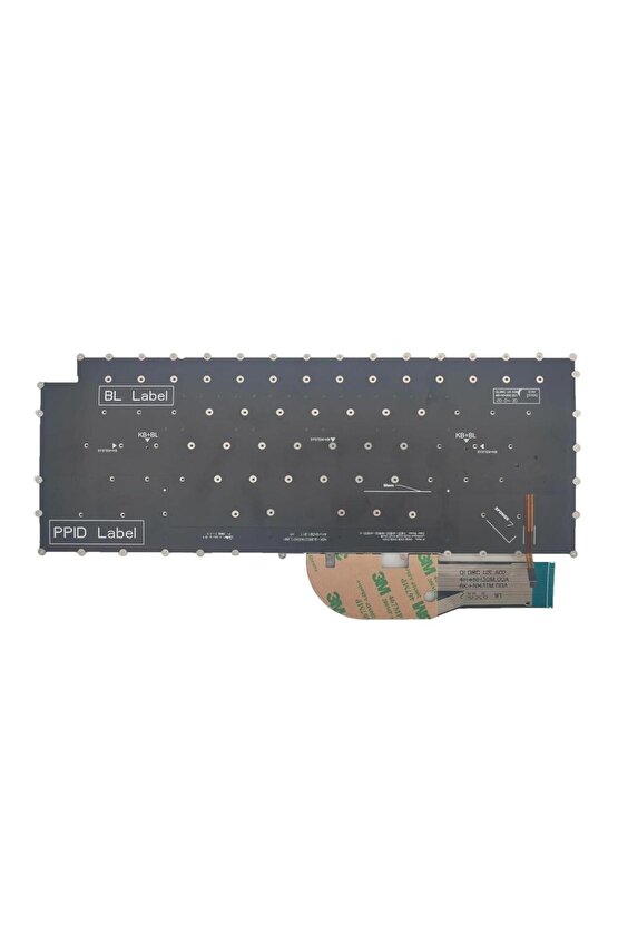Dell XPS 9500, 9510, 9520, 9530 (P91F) Notebook Klavyesi, Laptop Tuş Takımı (Siyah TR) ışıklı
