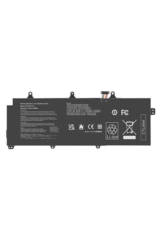 Asus ROG GX501G, GX501V, C41N1712 Notebook Bataryası