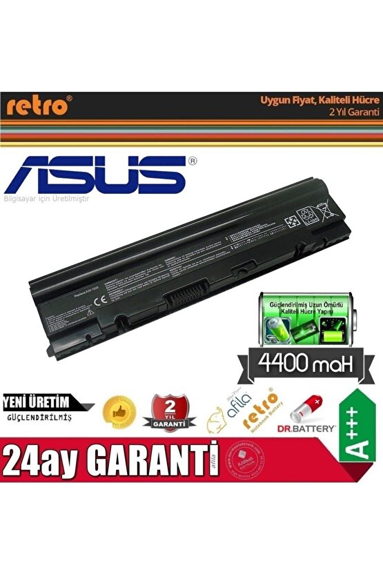 Asus Eee Pc 1025C 1025CE A31-1025 A32-1025 Notebook Bataryası,Pili Siyah