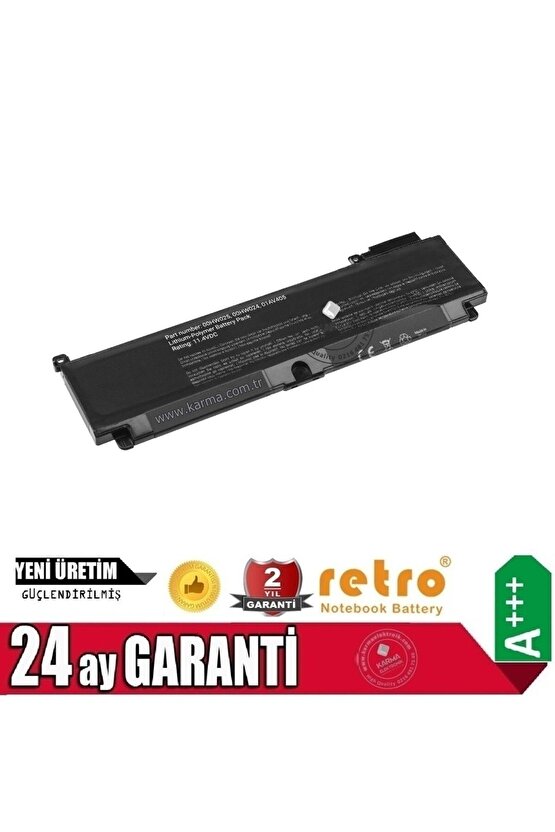 Lenovo 00HW024, 00HW025 Notebook Bataryası Ver.1 Üst