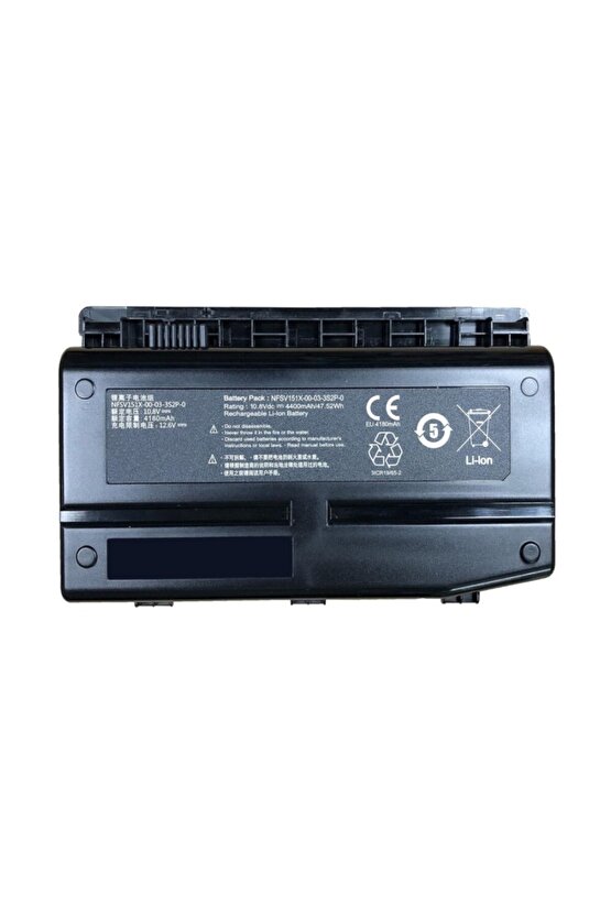 Monster Abra A5 V8.1.1, A5 V8.1.2 Notebook Bataryası, Laptop Pili (7 Pin)