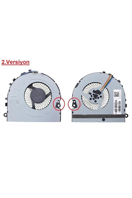 uyumlu 15-DA1062NT 6LK89EA 5ML44EA 15-DA1007NT Notebook Cpu Fanı Ver.2