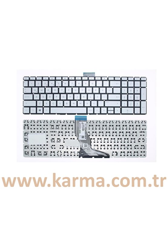 Hp 17-bs019dx, 17-bs020nr, 17-bs022cy Notebook Klavyesi, Laptop Tuş Takımı (Silver, Gri TR)