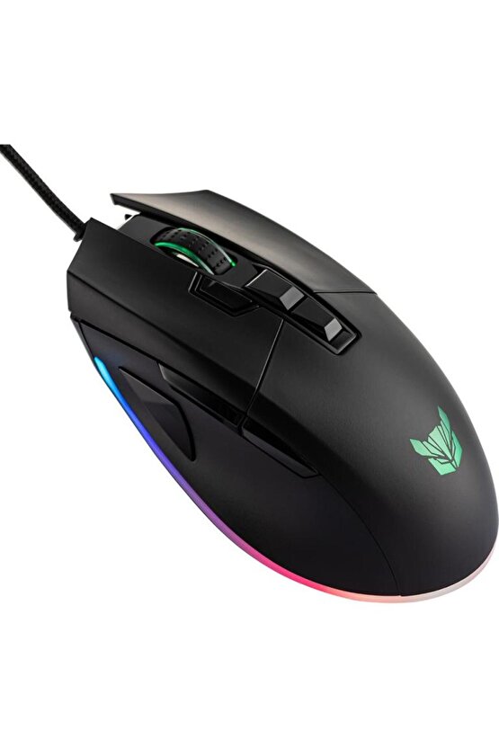 Rowl Rgm-03 Pyrro USB Siyah Rgb Aydınlatmalı 10000DPI Gaming Mouse