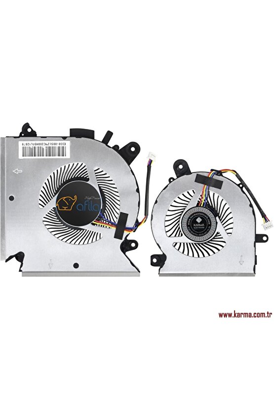 MSI GF65 Thin, GF65 9SE, GF65 9SD, ... vb Notebook Cpu, Gpu Fanı, işlemci ve Ekran Kartı Fanı (Sağ,S