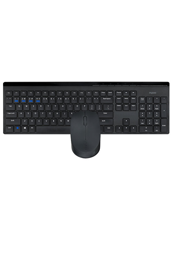 8110m Bluetooth Wireless Kablosuz Klavye Mouse Set Türkçe Q