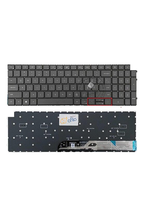 Dell Vostro 3510, 3520, 5510, 5515 Notebook Klavye - Tuş Takımı, Siyah - TR  KL1120